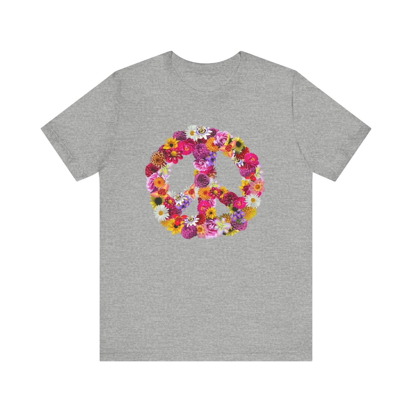 Flowery Peace Sign T-shirt