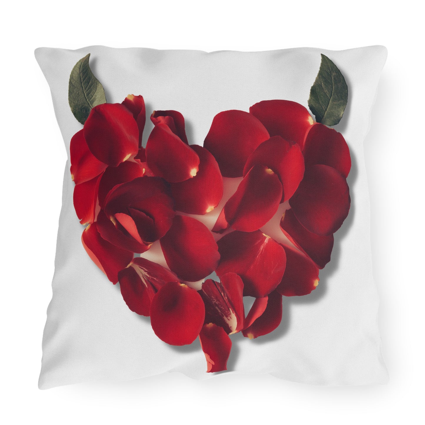 Horned Floral Heart Outdoor Pillows