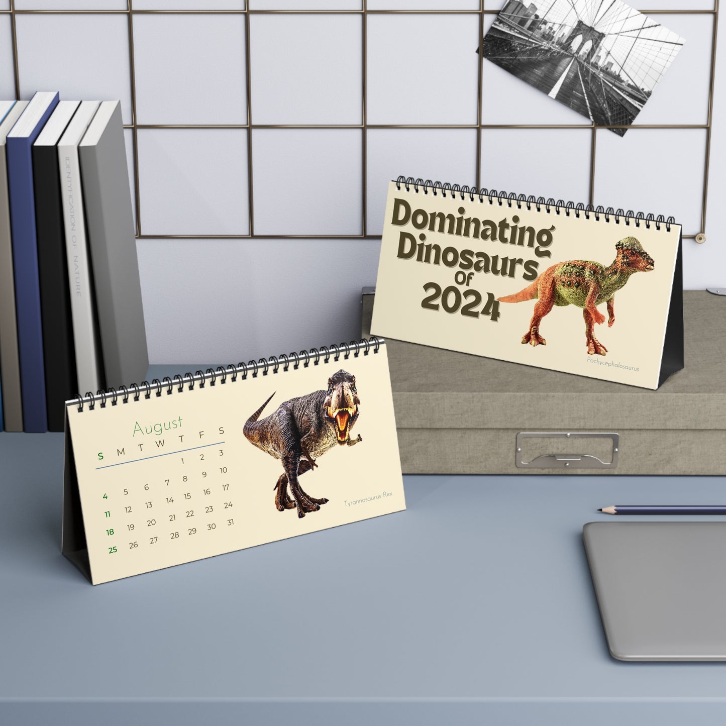 Dominating Dinosaurs of 2024 Desk Calendar