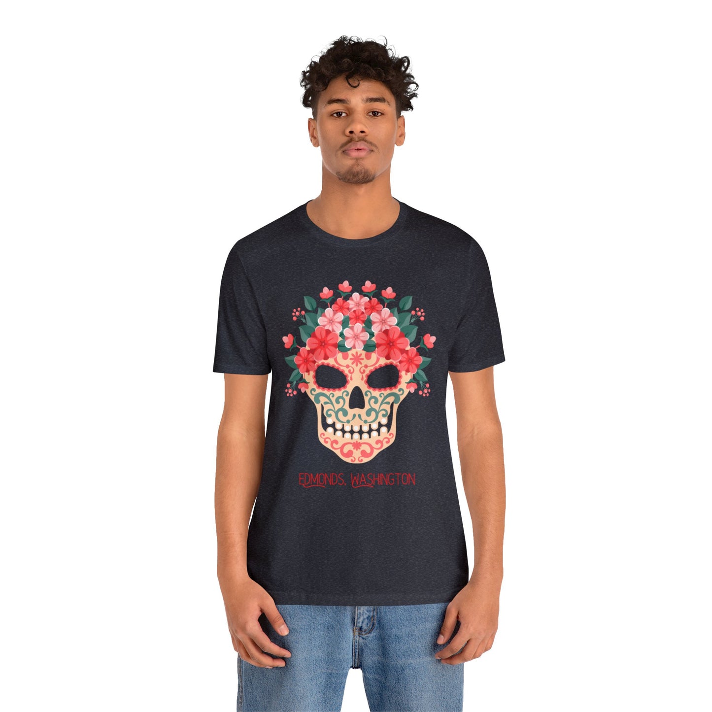 Sugar Skull Edmonds Love T-Shirt