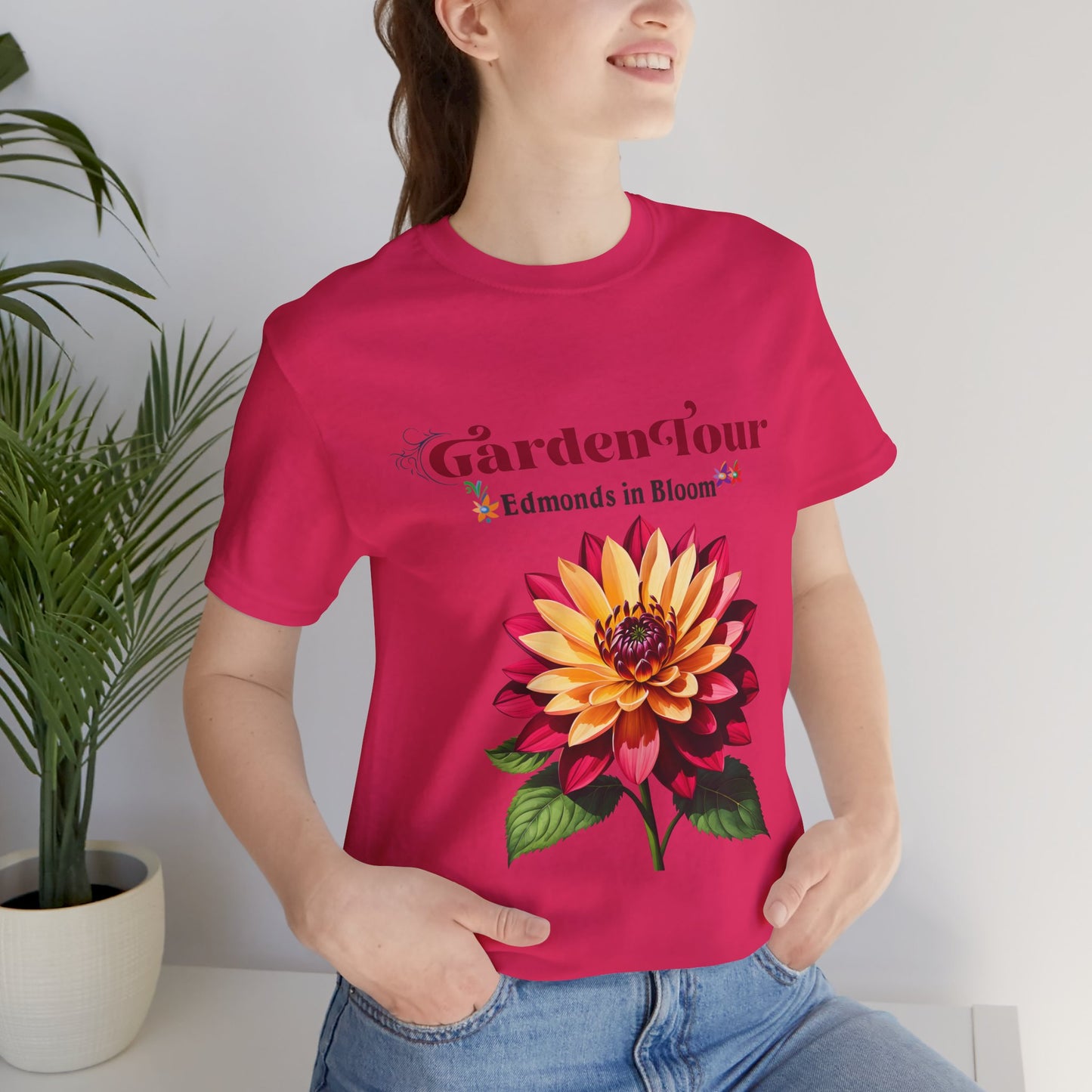 Edmonds in Bloom Garden Tour 2026 Unisex Jersey Short Sleeve Tee