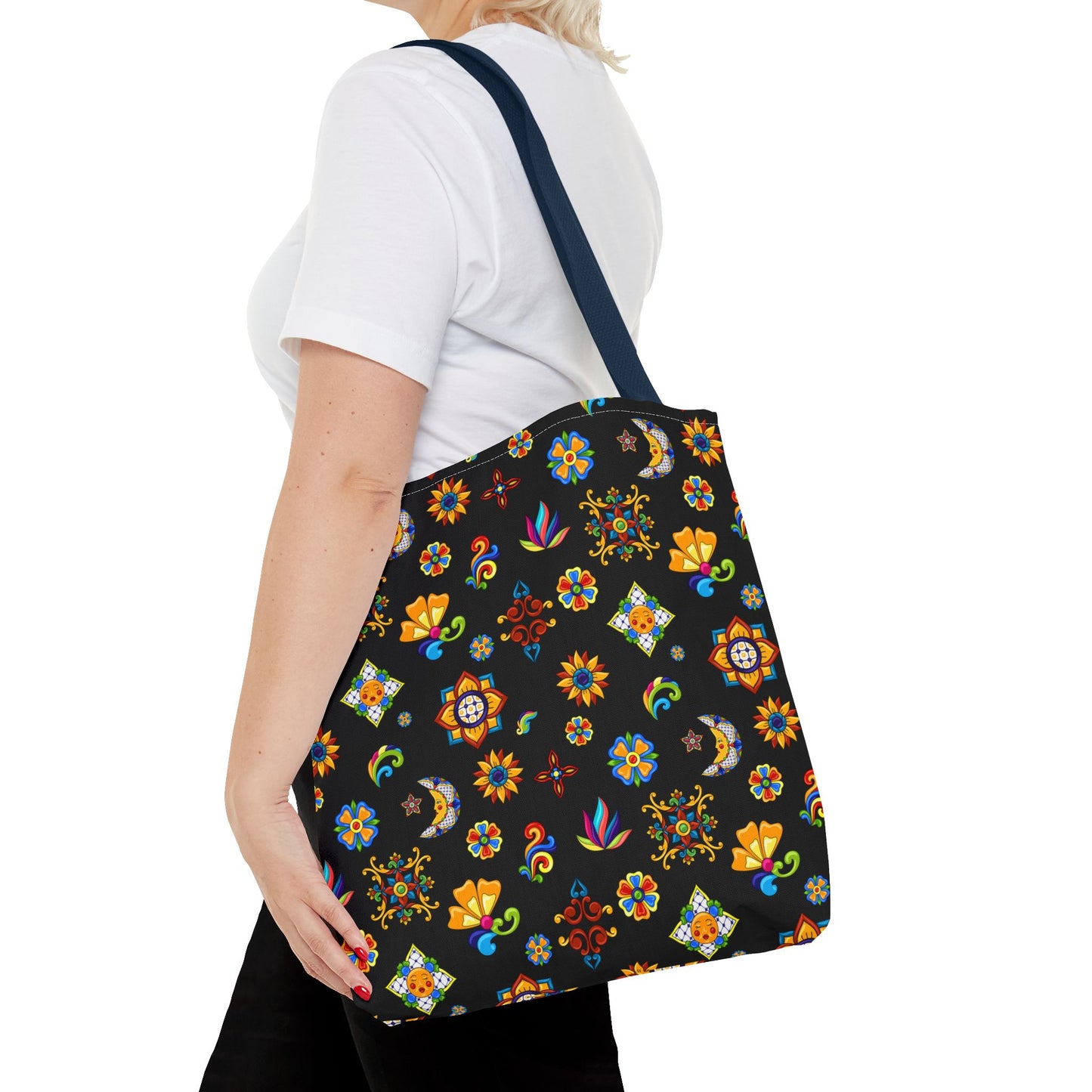 Talavera Mexican Tile Inspired Tote Bag