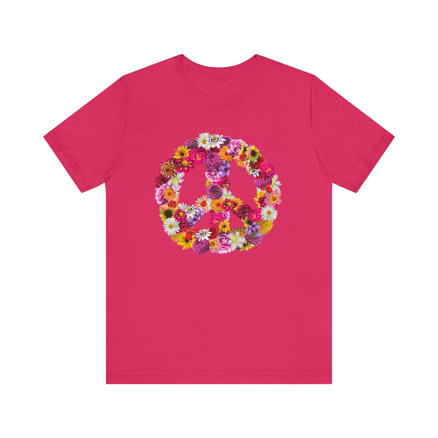 Flowery Peace Sign T-shirt