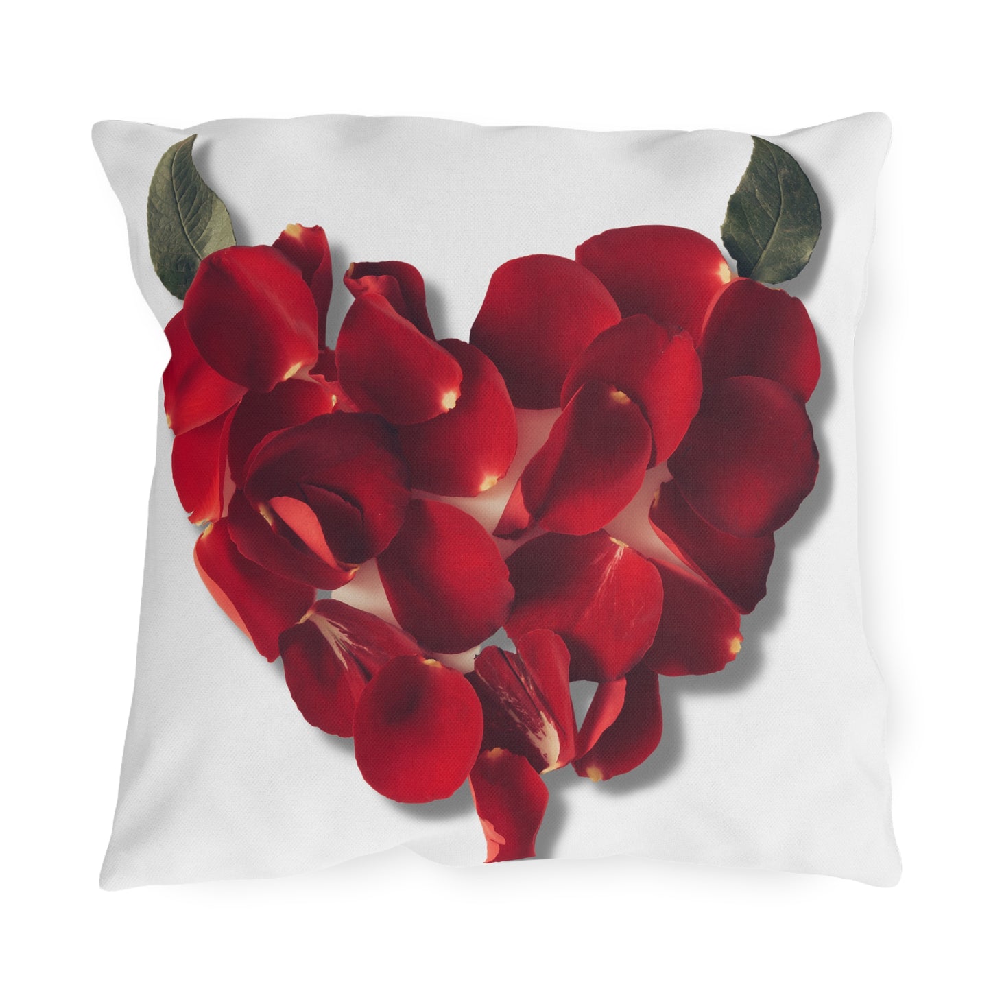 Horned Floral Heart Outdoor Pillows