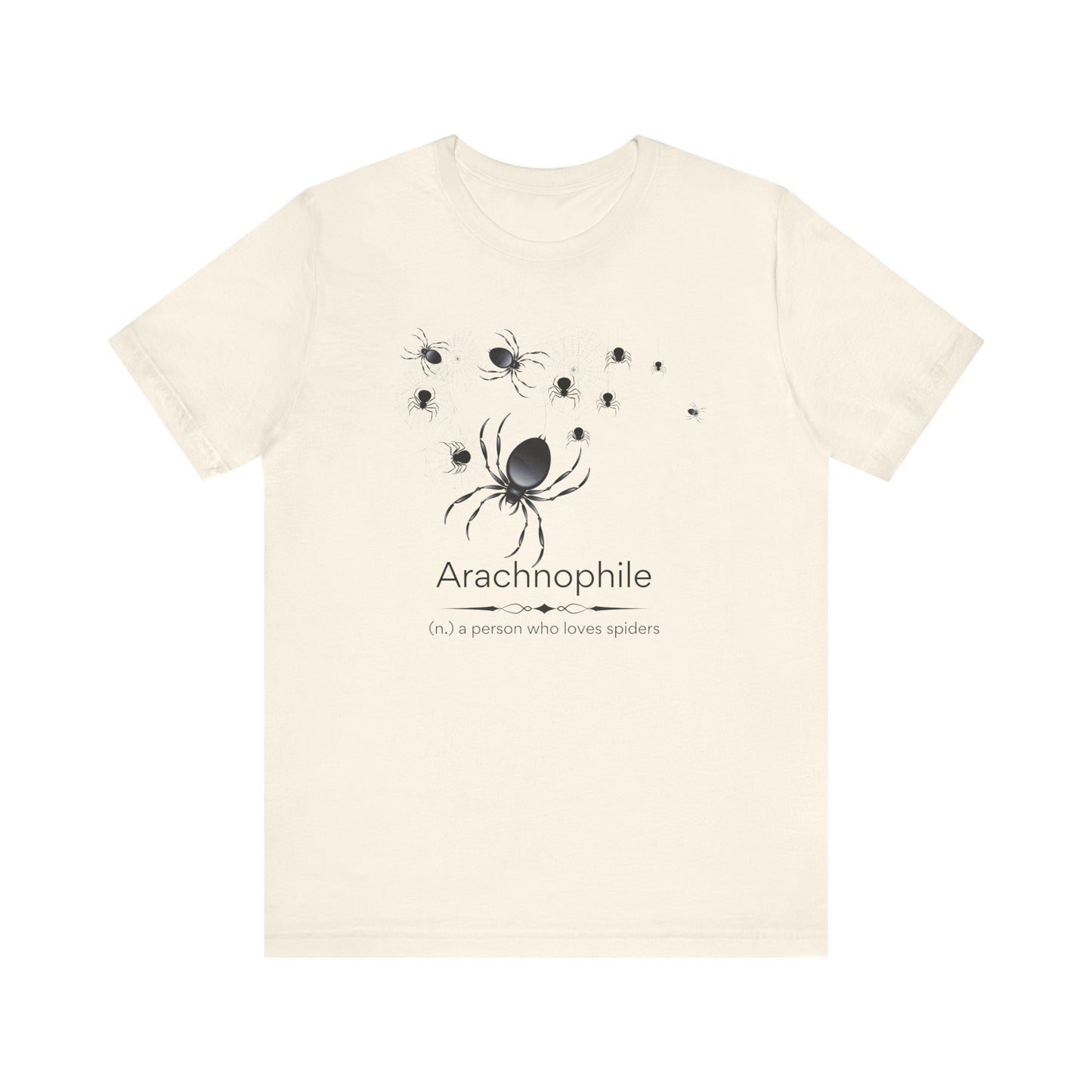 Arachnophile - spider lover T-shirt