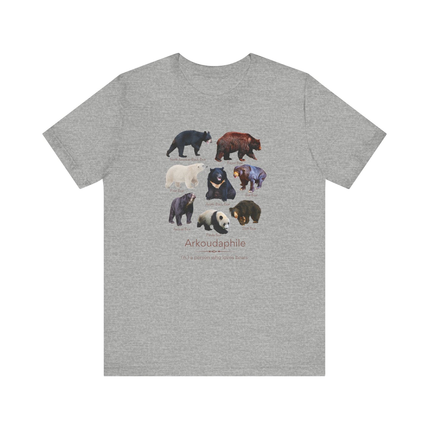 Arkoudaphile - bear lover T-shirt