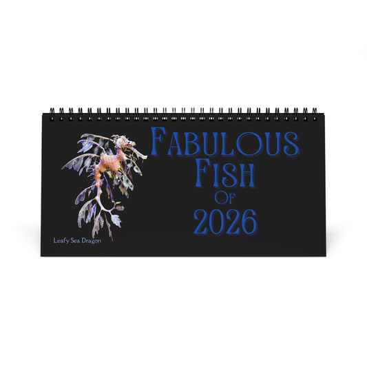 Fabulous Fish of 2026 Desktop Calendar