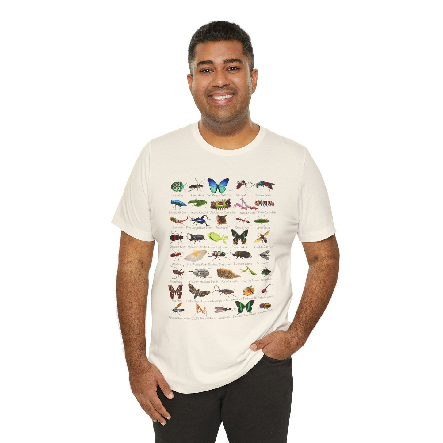 Impressive Insects T-shirt with 40 cool bugs