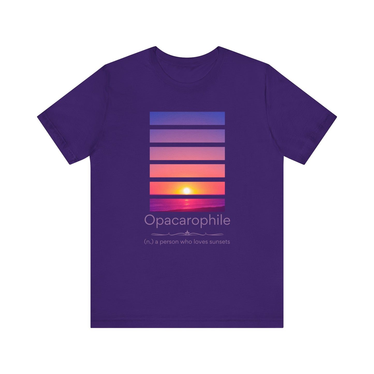 Opacarophile II - sunset lover T-shirt