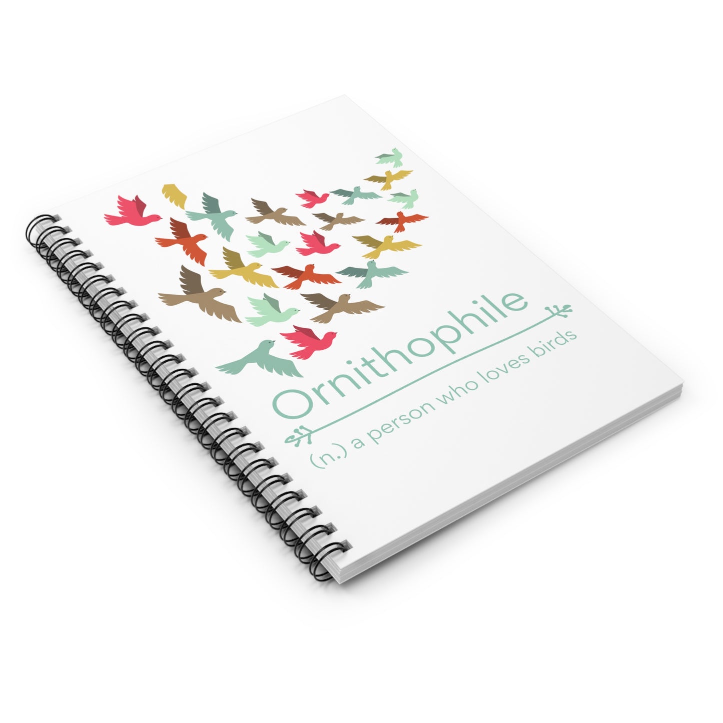 Ornithophile Spiral Notebook - Ruled Line