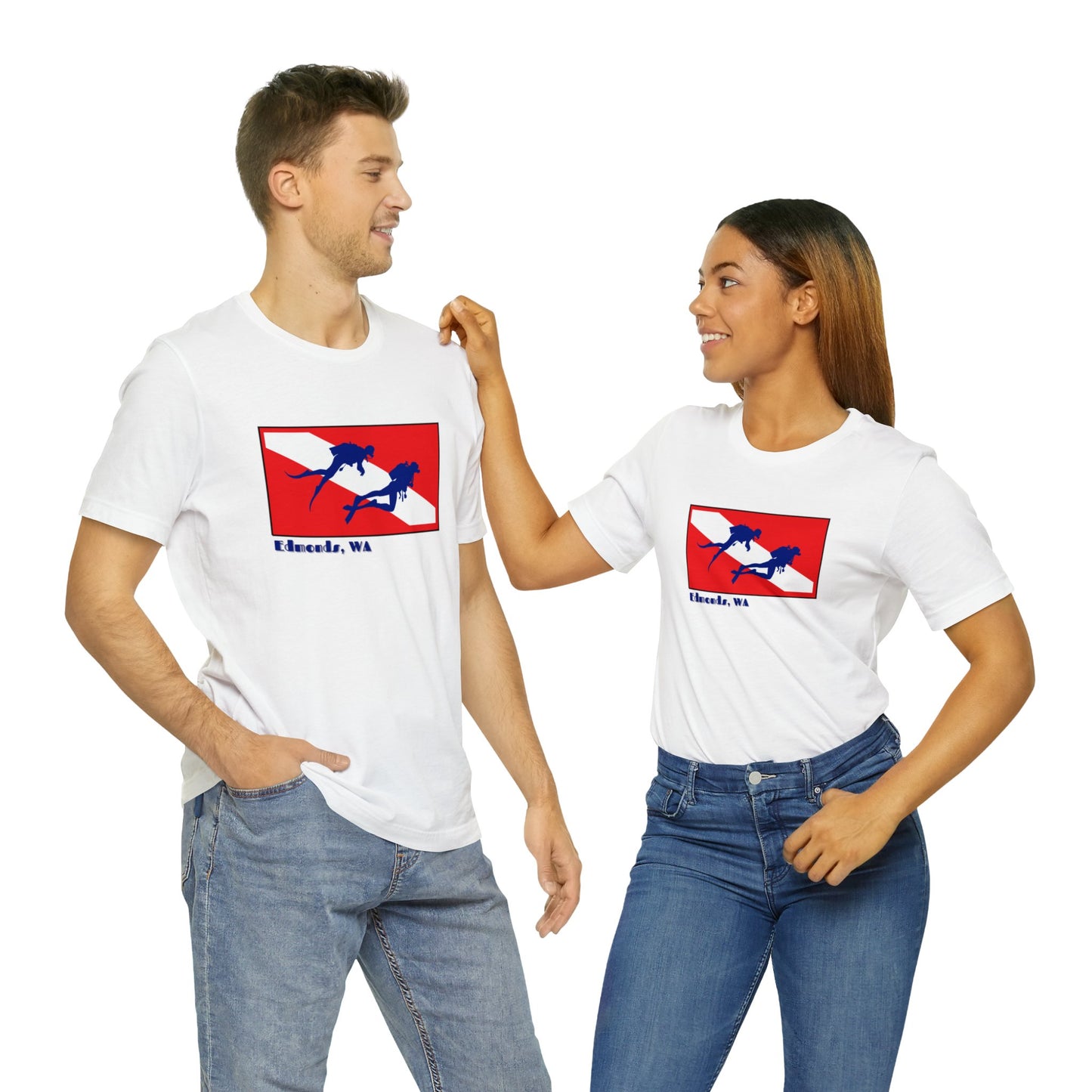 Edmonds Scuba Dive Flag T-shirt