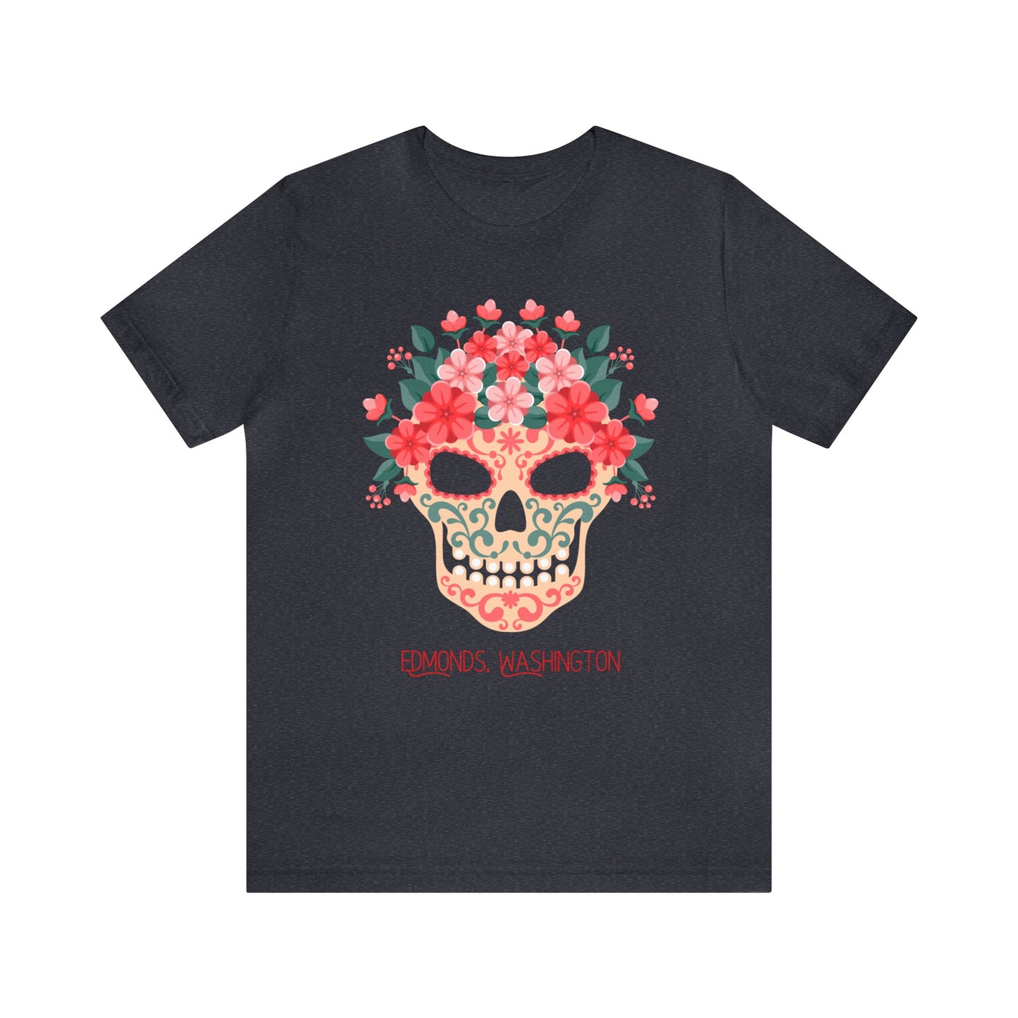 Sugar Skull Edmonds Love T-Shirt