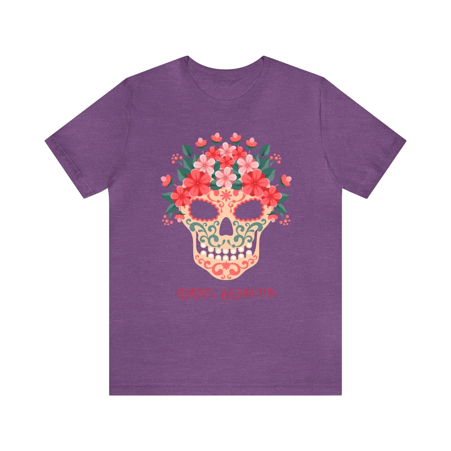 Sugar Skull Edmonds Love T-Shirt