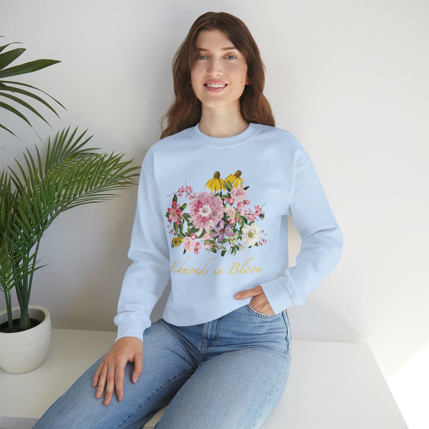 Edmonds in Bloom Unisex Crewneck Sweatshirt