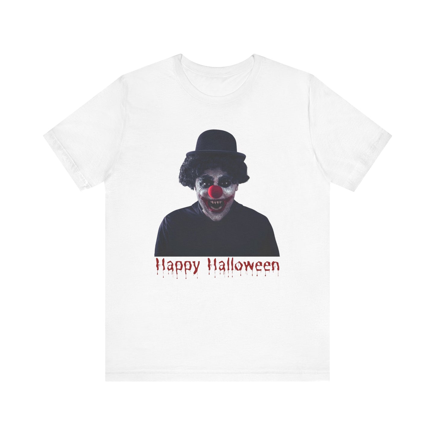 Scary Clown Happy Halloween T-shirt