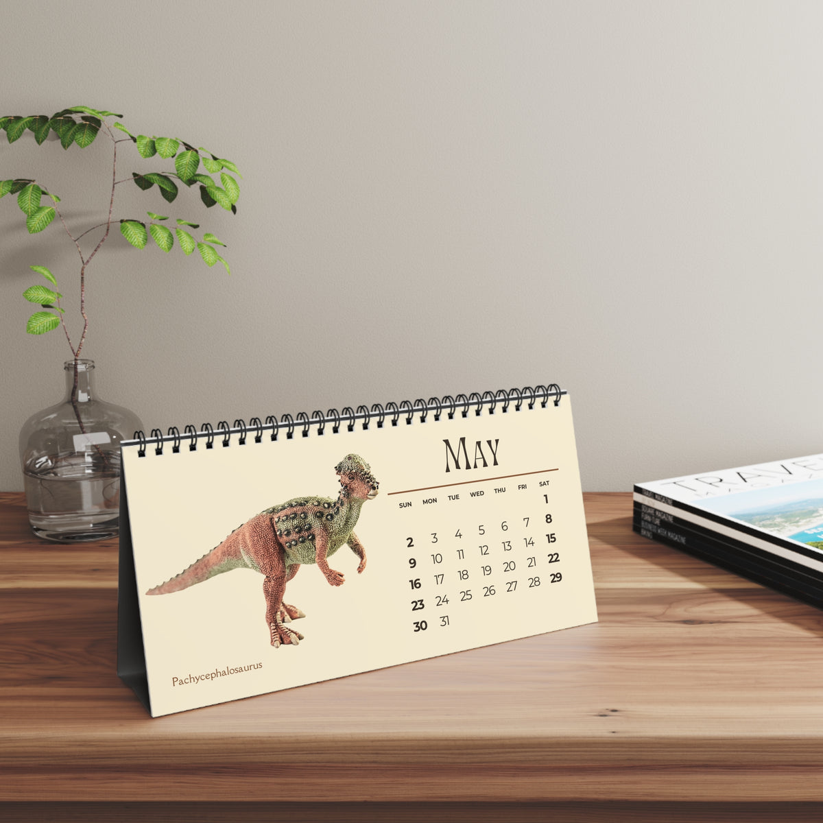 Dominating Dinosaurs of 2027 Desktop Calendar