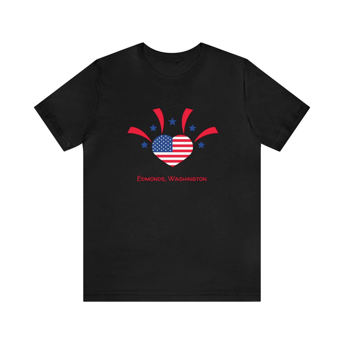 Edmonds USA Heart T-shirt