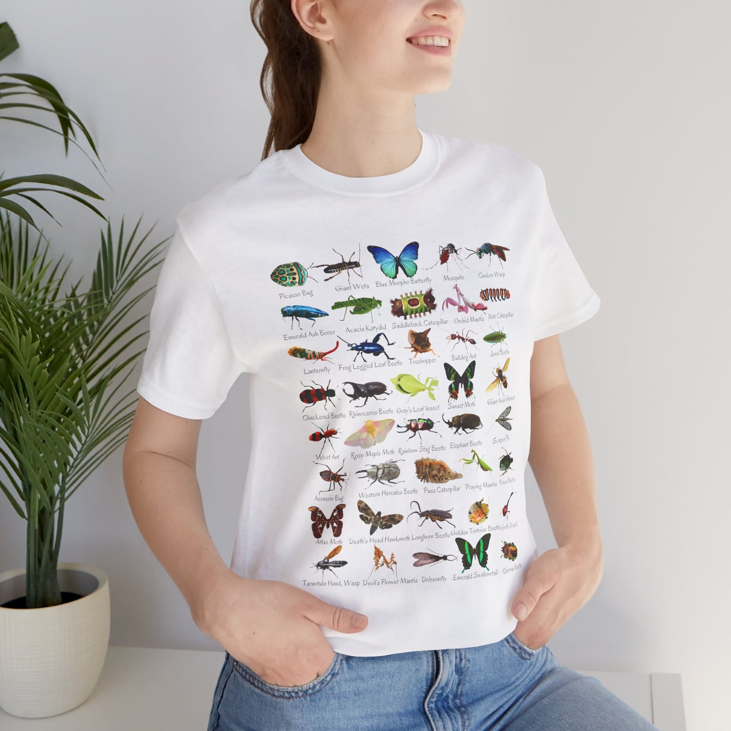 Impressive Insects T-shirt with 40 cool bugs