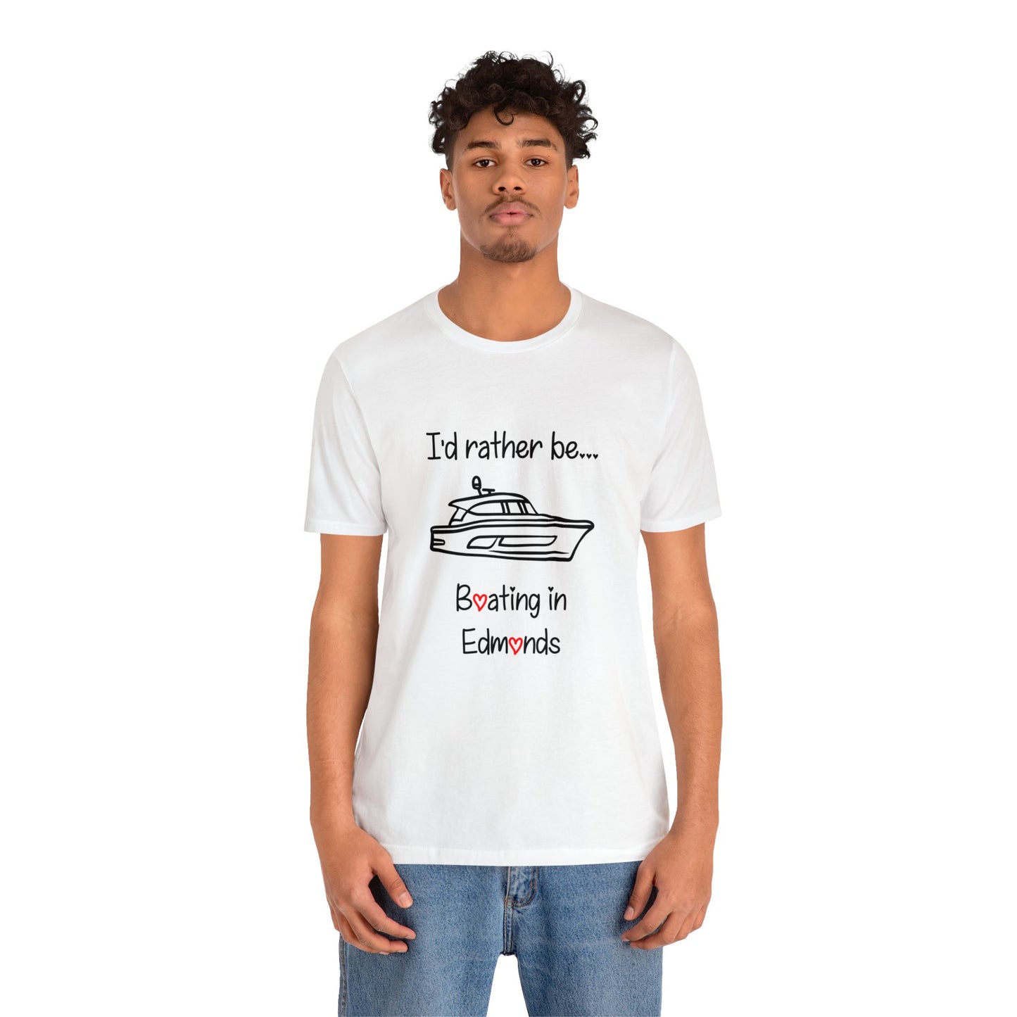 I'd rather be boating in Edmonds T-shirt