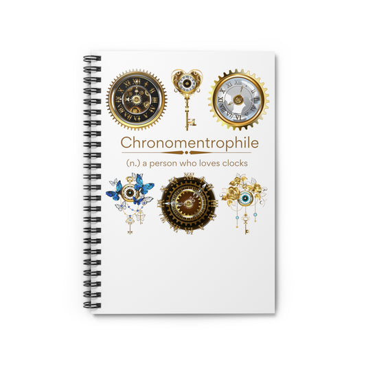 Chronomentrophile Spiral Notebook - Ruled Line