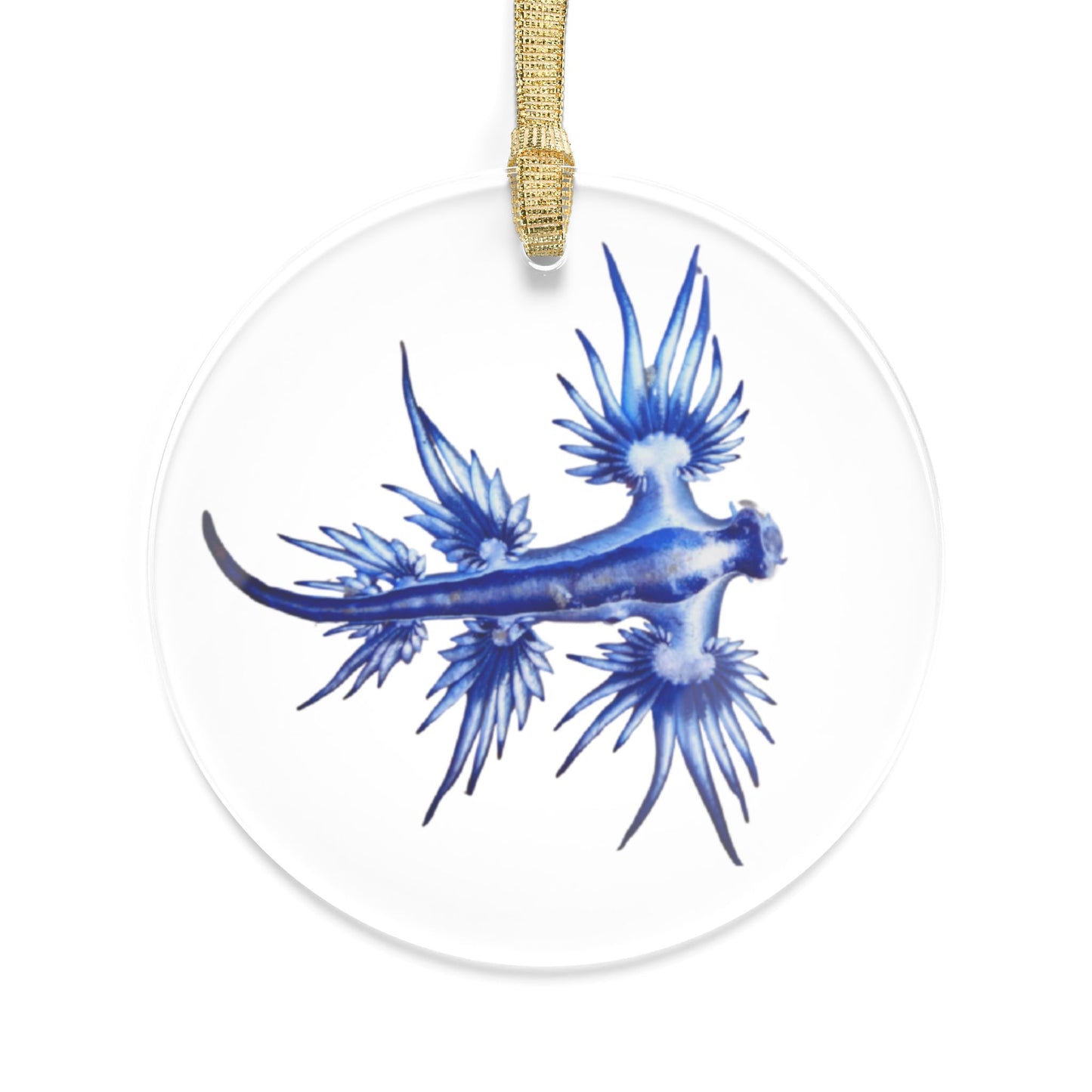 Blue Dragon (Glaucus Atlanticus) Acrylic Ornaments