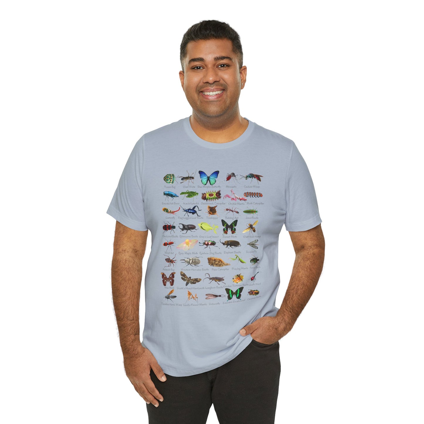 Impressive Insects T-shirt with 40 cool bugs