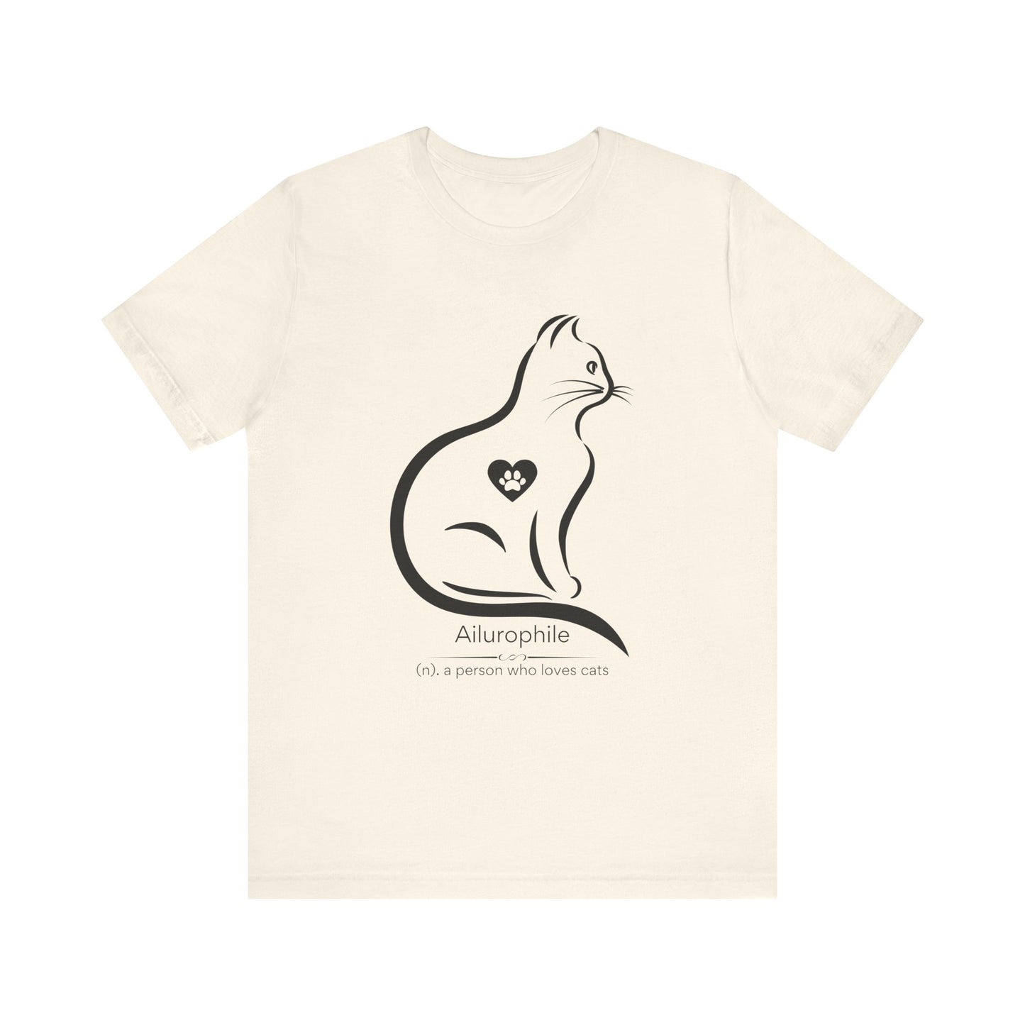 Ailurophile - cat lover T-shirt