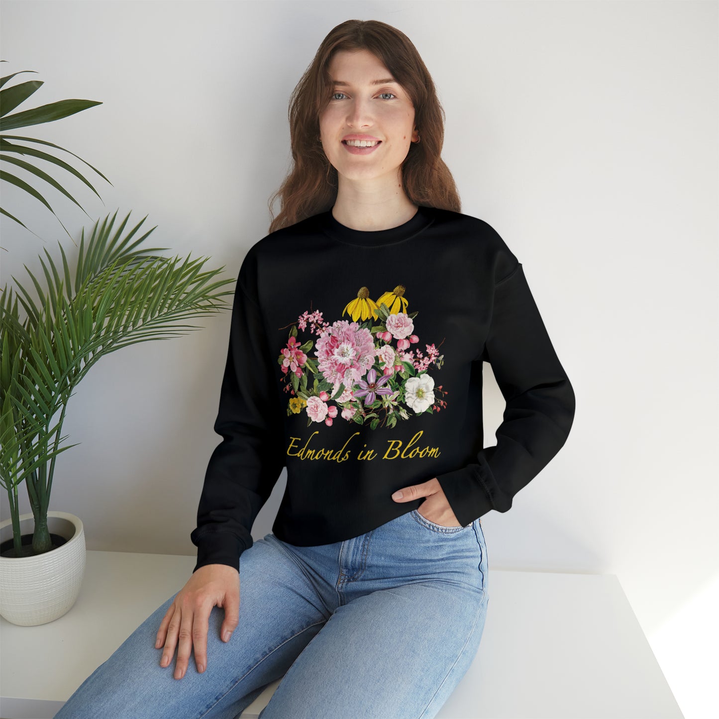 Edmonds in Bloom Unisex Crewneck Sweatshirt