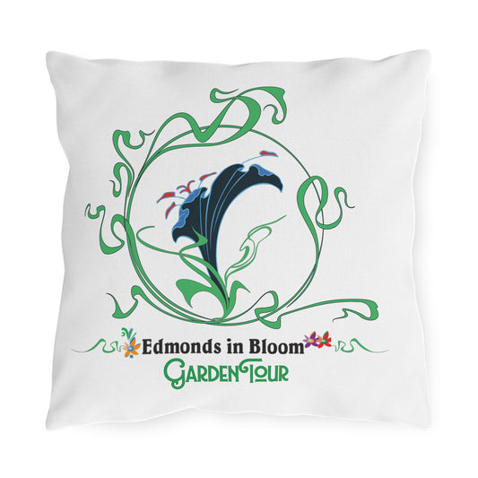 Edmonds in Bloom Garden Tour Outdoor Pillows (Flower)