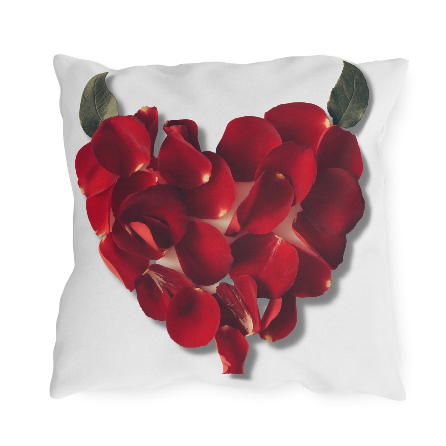 Horned Floral Heart Outdoor Pillows