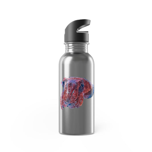 Dwarf Cuttlefish Stainless Steel Water Bottle With Straw, 20oz