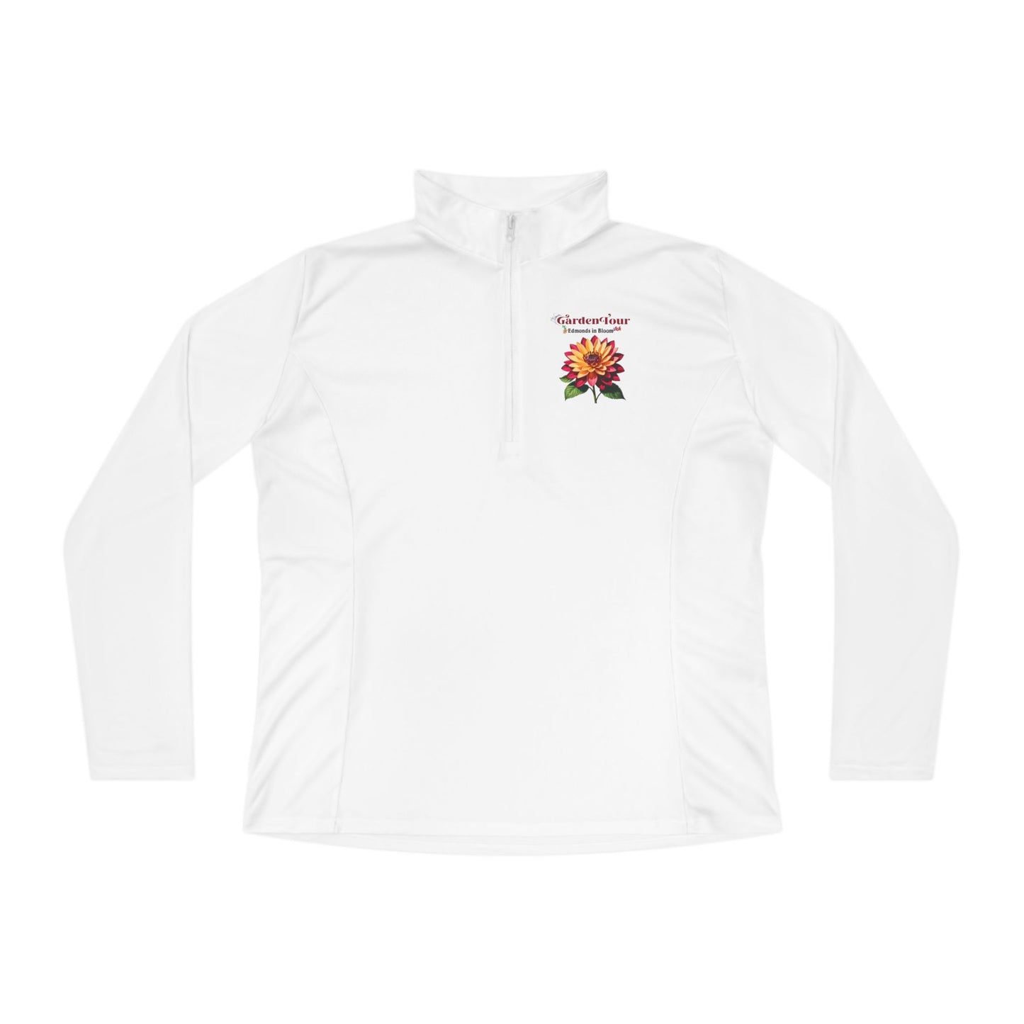 Edmonds in Bloom Garden Tour 2026 Ladies Quarter-Zip Pullover