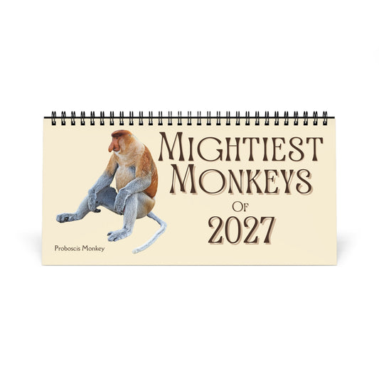 Mightiest Monkeys of 2027 Desktop Calendar