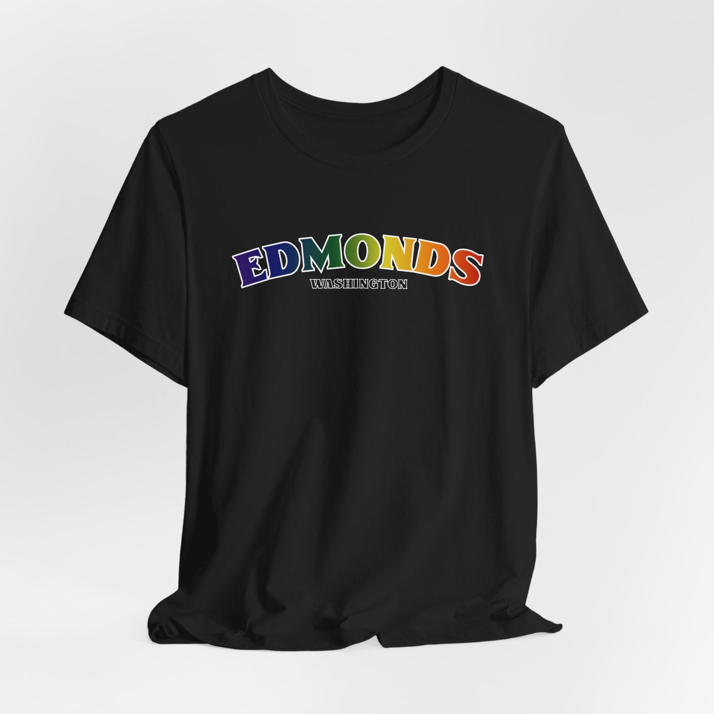 Edmonds Washington RAINBOW Unisex Jersey Short Sleeve Tee