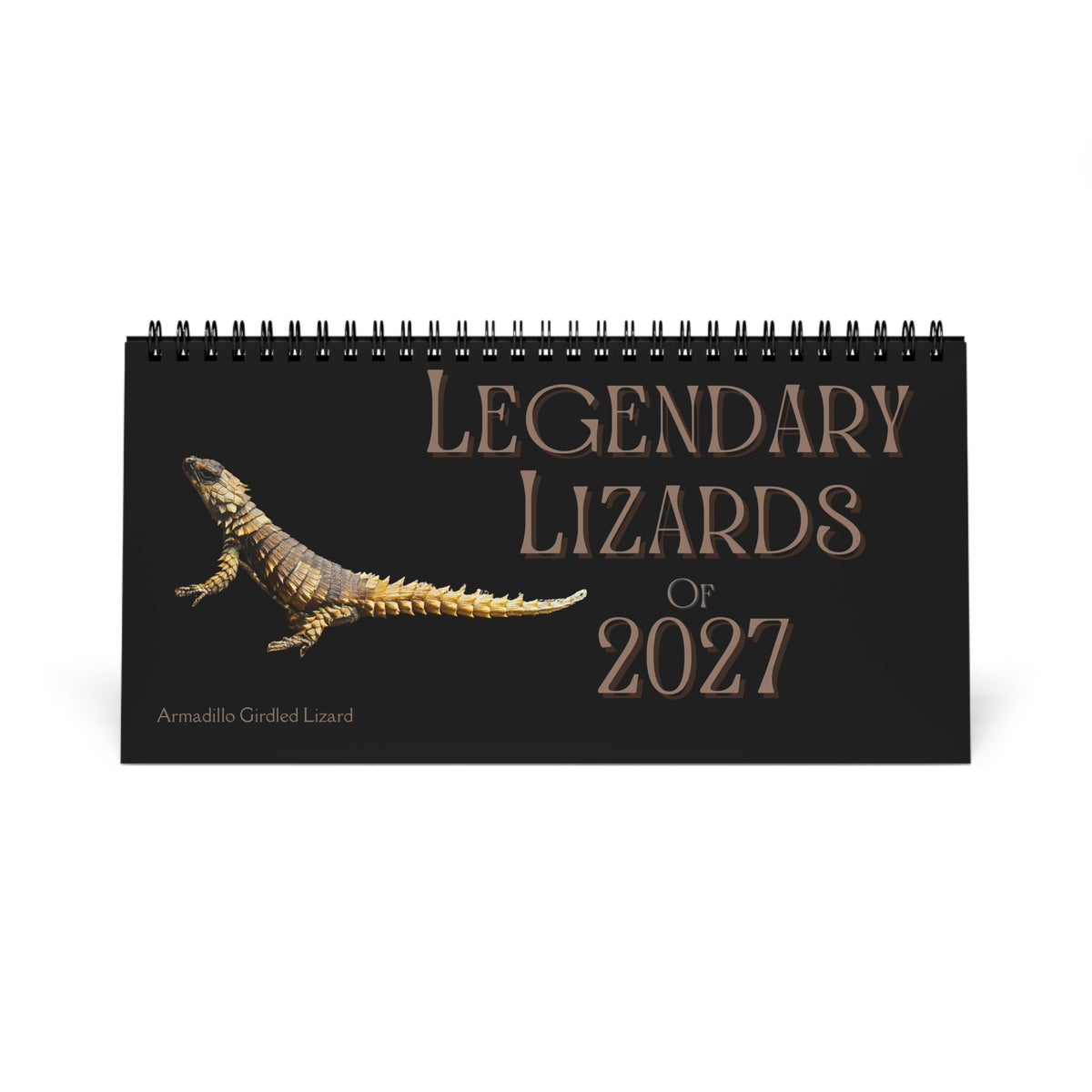 Legendary Lizards of 2027 Desktop Calendar