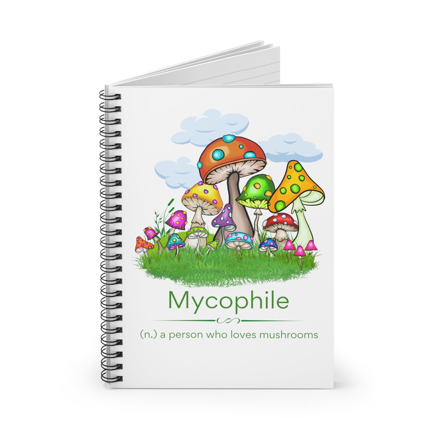 Mycophile Spiral Notebook - Ruled Line