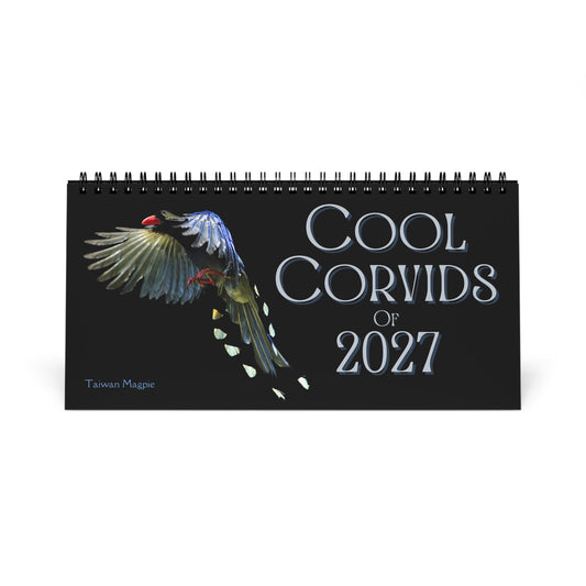 Cool Corvids of 2027 Desktop Calendar