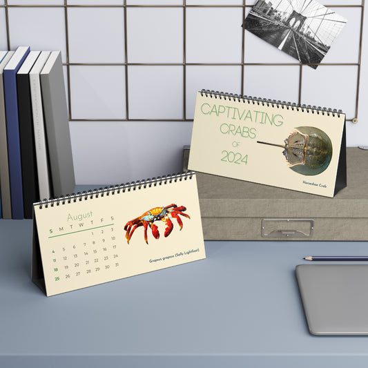 Captivating Crabs of 2024 Desk Calendar