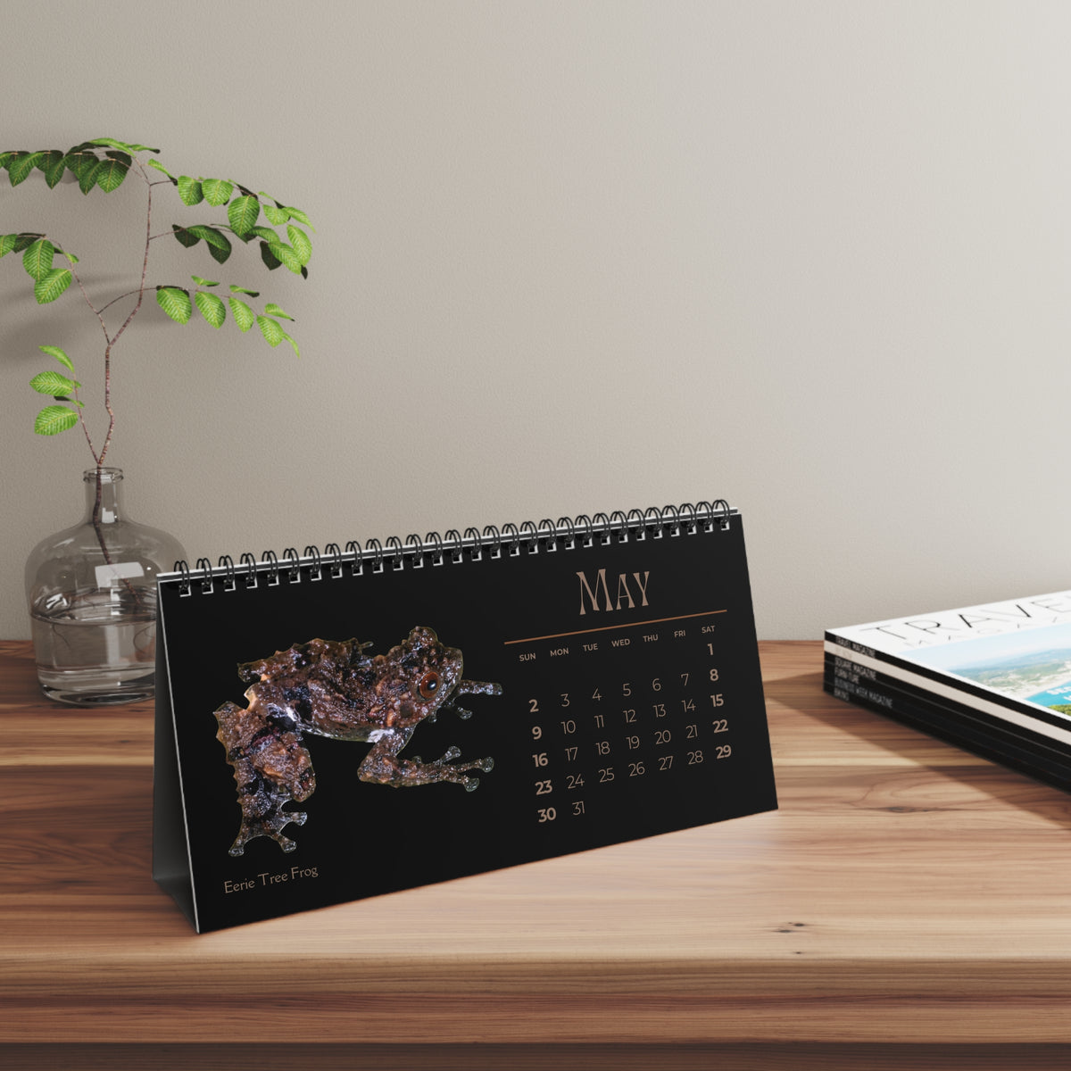 Frogs & Toads of 2027 Desktop Calendar