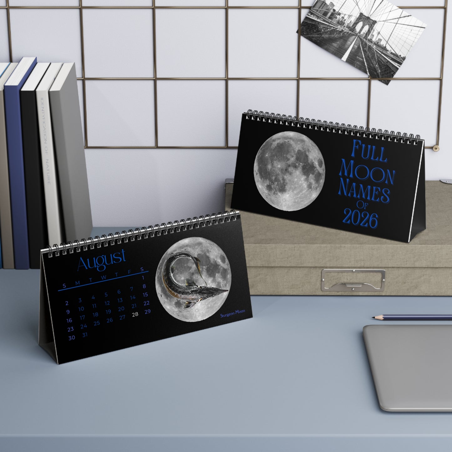 Full Moon Names of 2026 Desktop Calendar