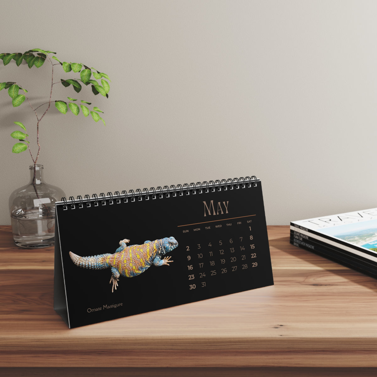 Legendary Lizards of 2027 Desktop Calendar