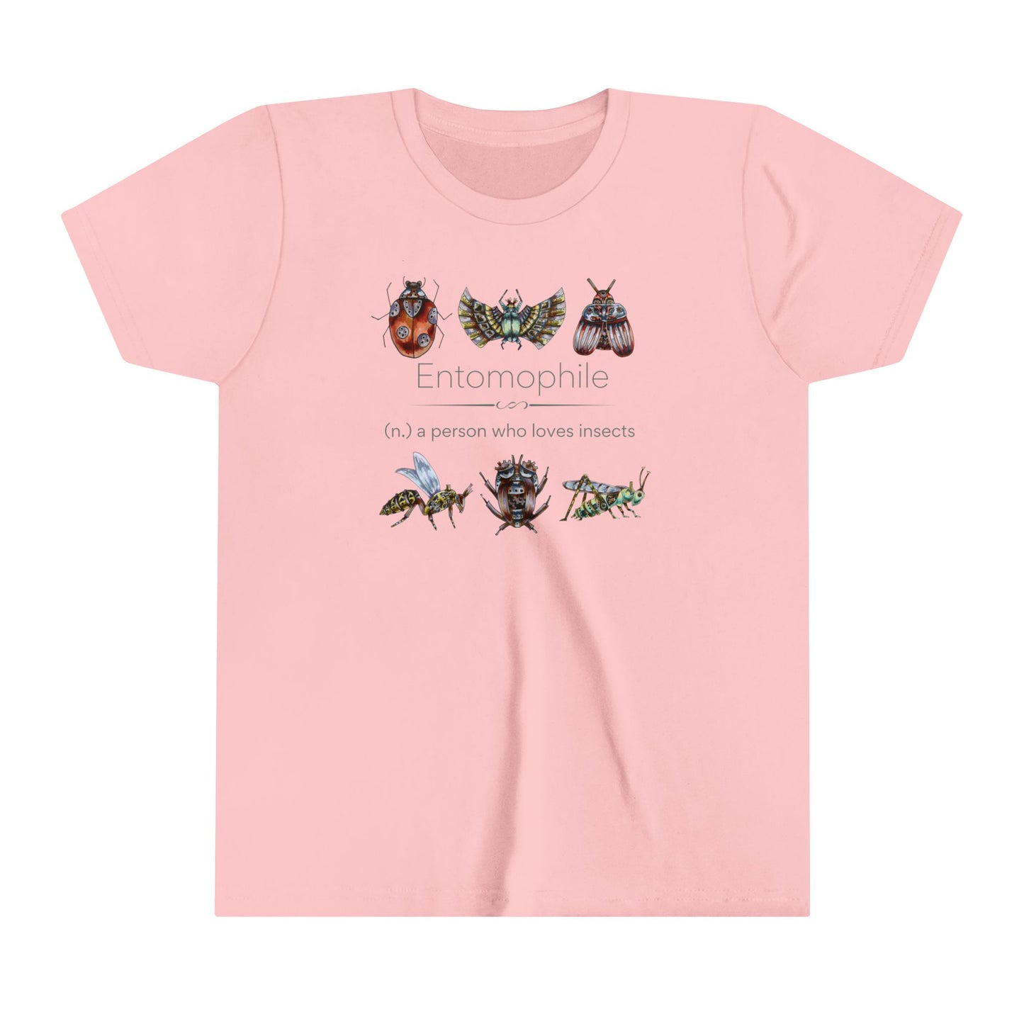 Entomophile II - Lover of Insects Youth Short Sleeve Tee