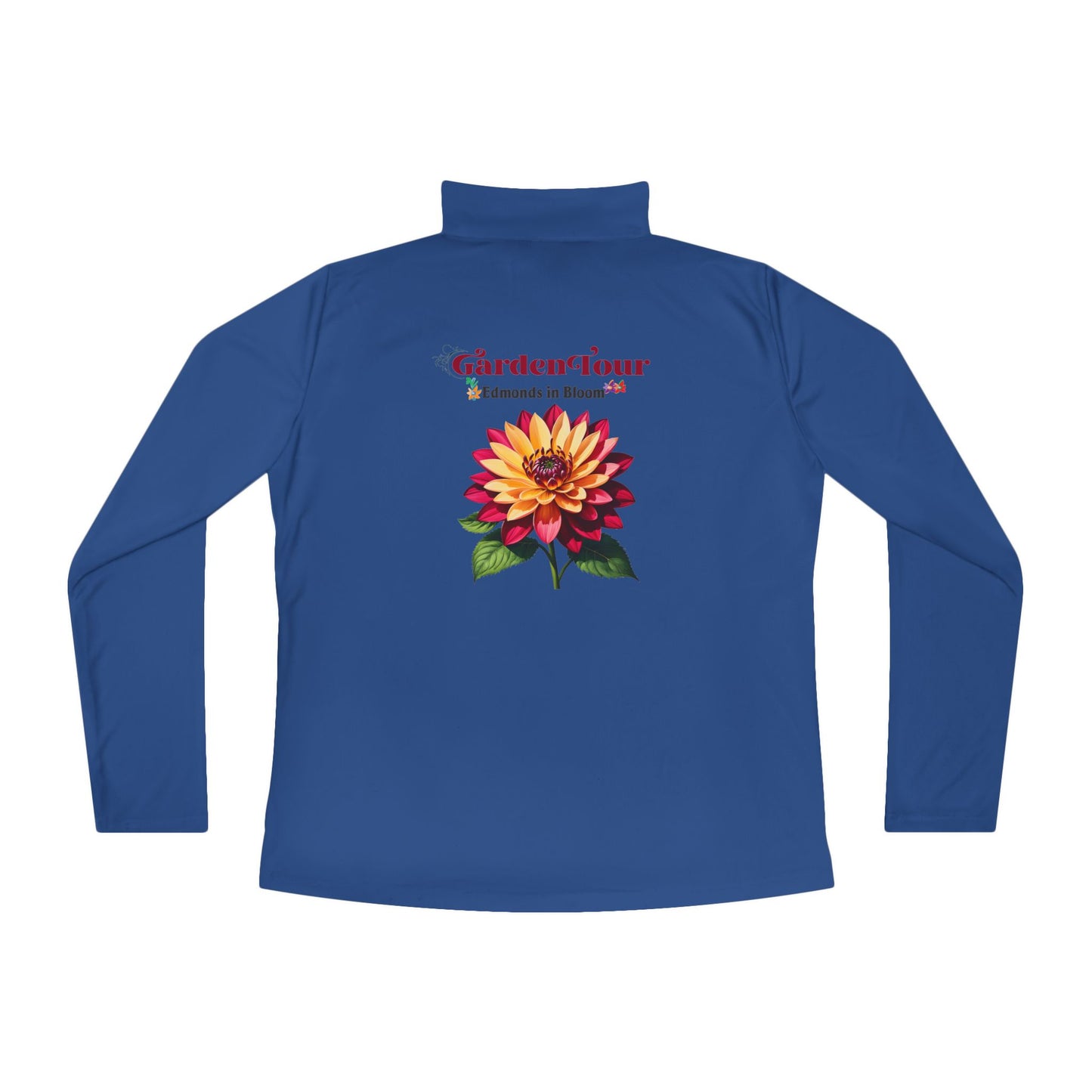 Edmonds in Bloom Garden Tour 2026 Ladies Quarter-Zip Pullover