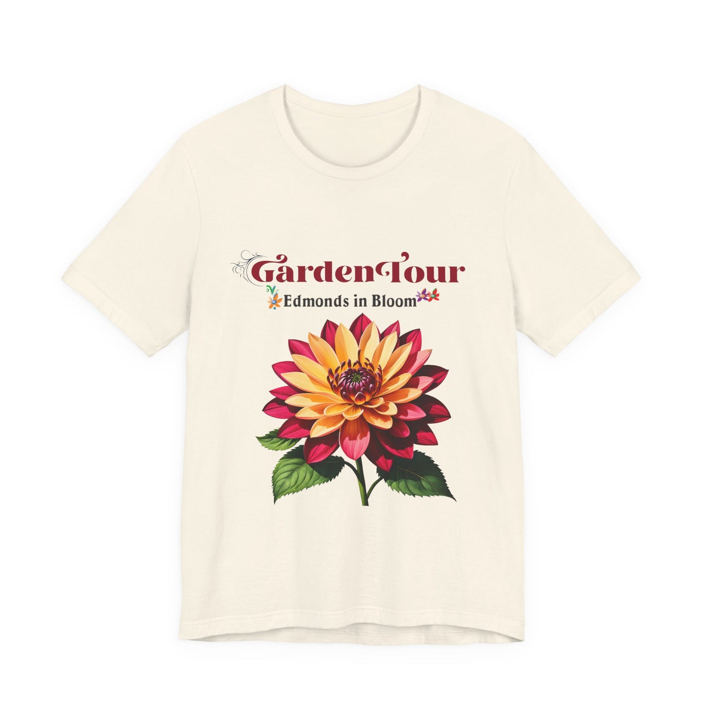 Edmonds in Bloom Garden Tour 2026 Unisex Jersey Short Sleeve Tee