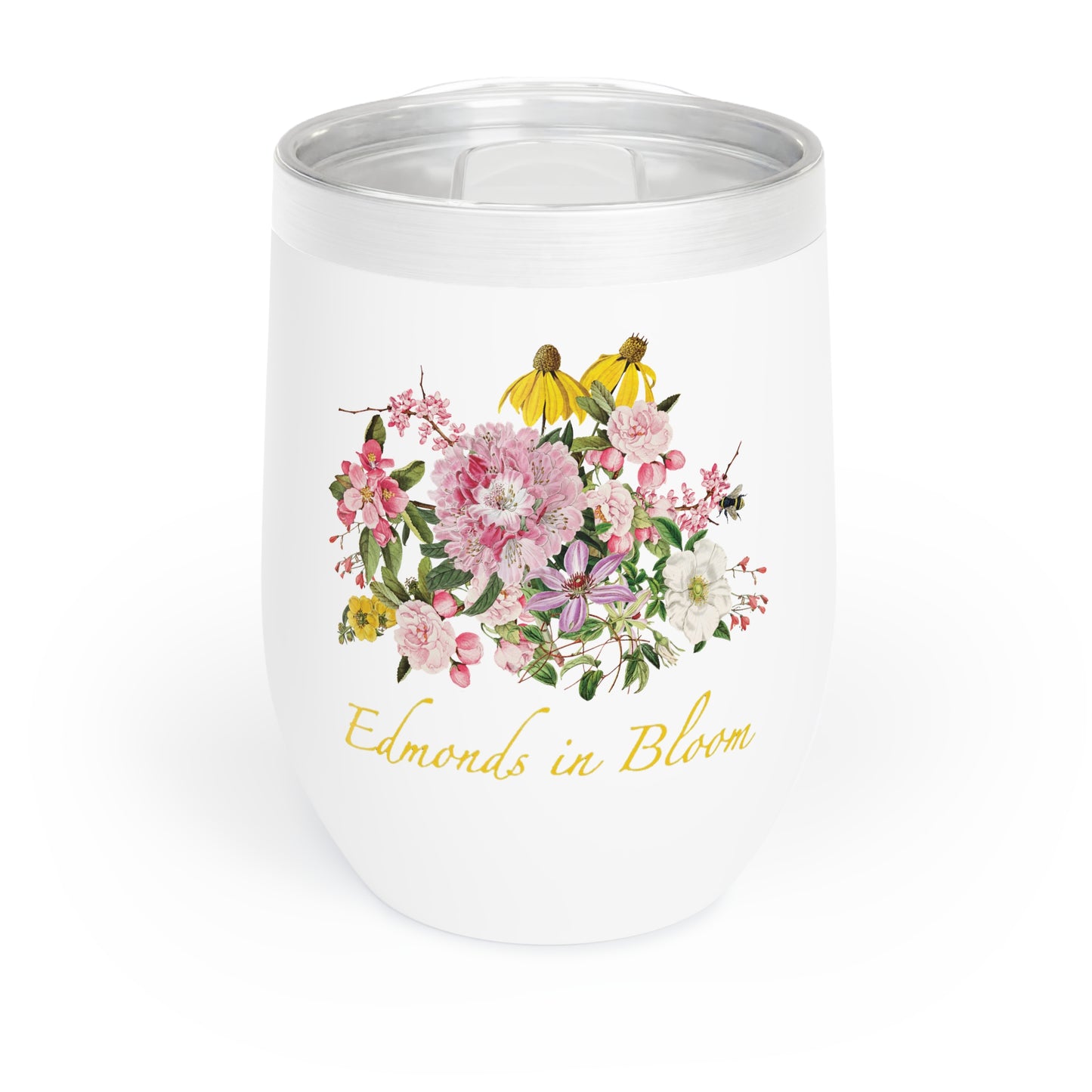 Edmonds in Bloom Chill Wine Tumbler