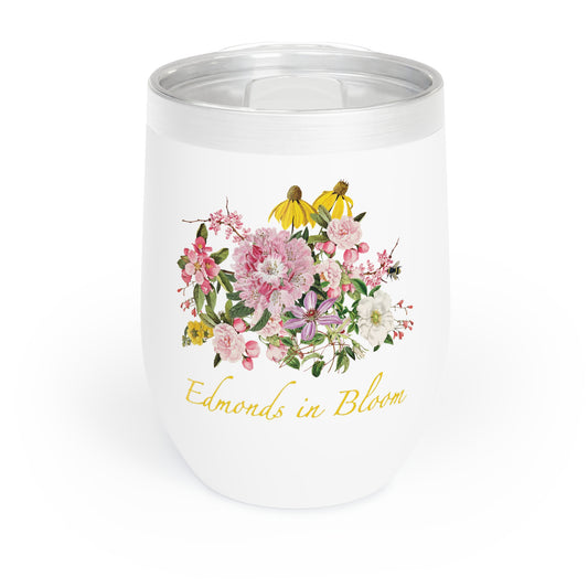 Edmonds in Bloom Chill Wine Tumbler