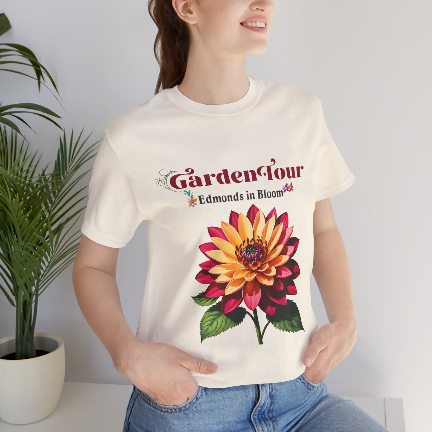 Edmonds in Bloom Garden Tour 2026 Unisex Jersey Short Sleeve Tee