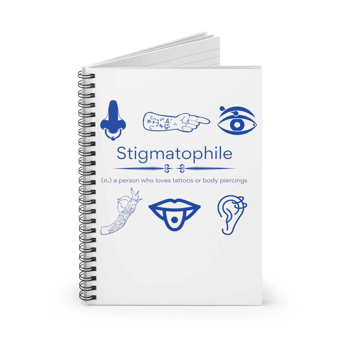 Stigmatophile Spiral Notebook - Ruled Line