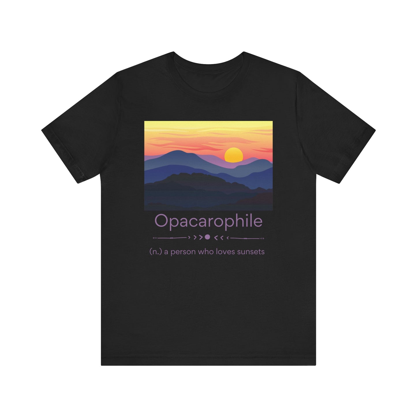 Opacarophile - sunset love T-shirt