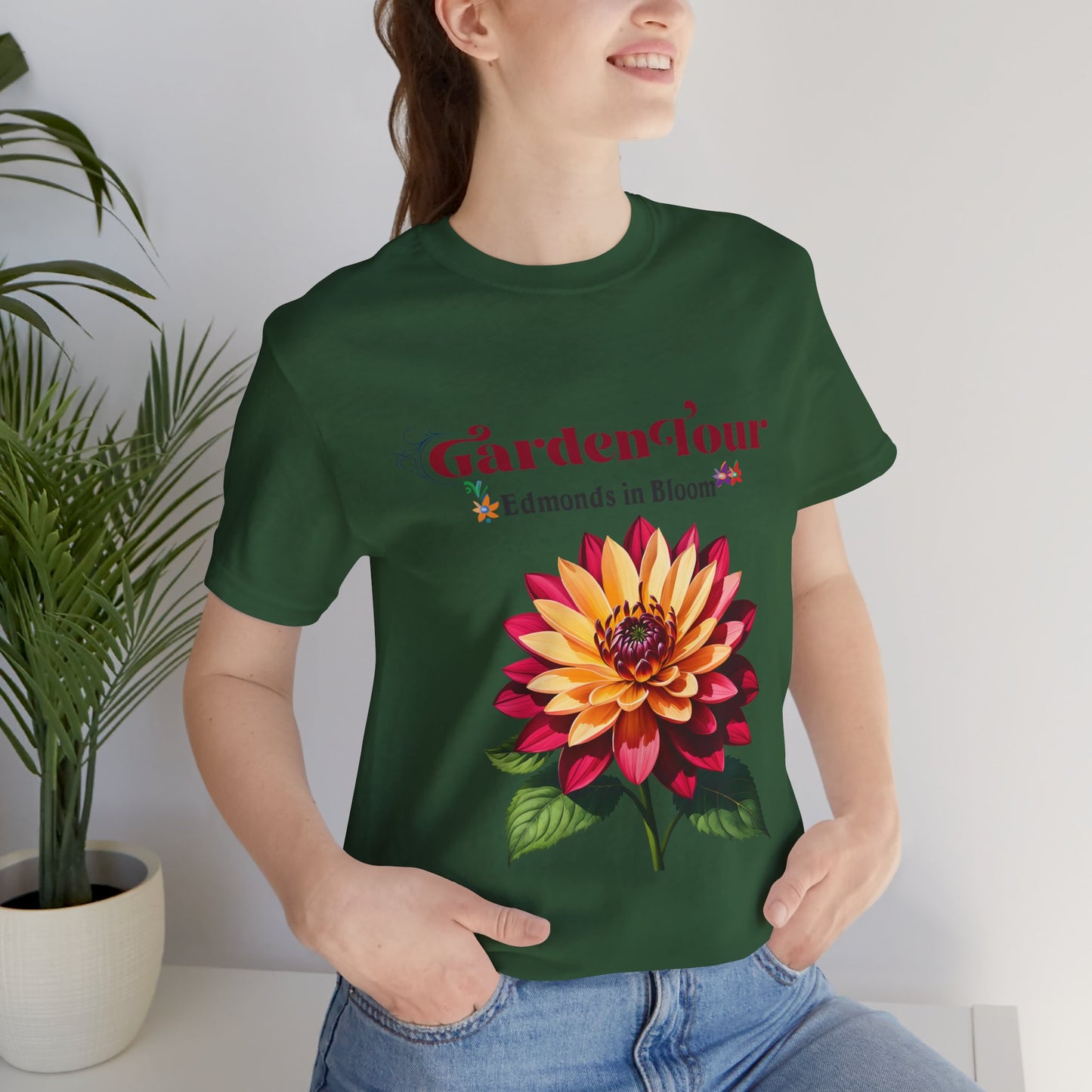 Edmonds in Bloom Garden Tour 2026 Unisex Jersey Short Sleeve Tee